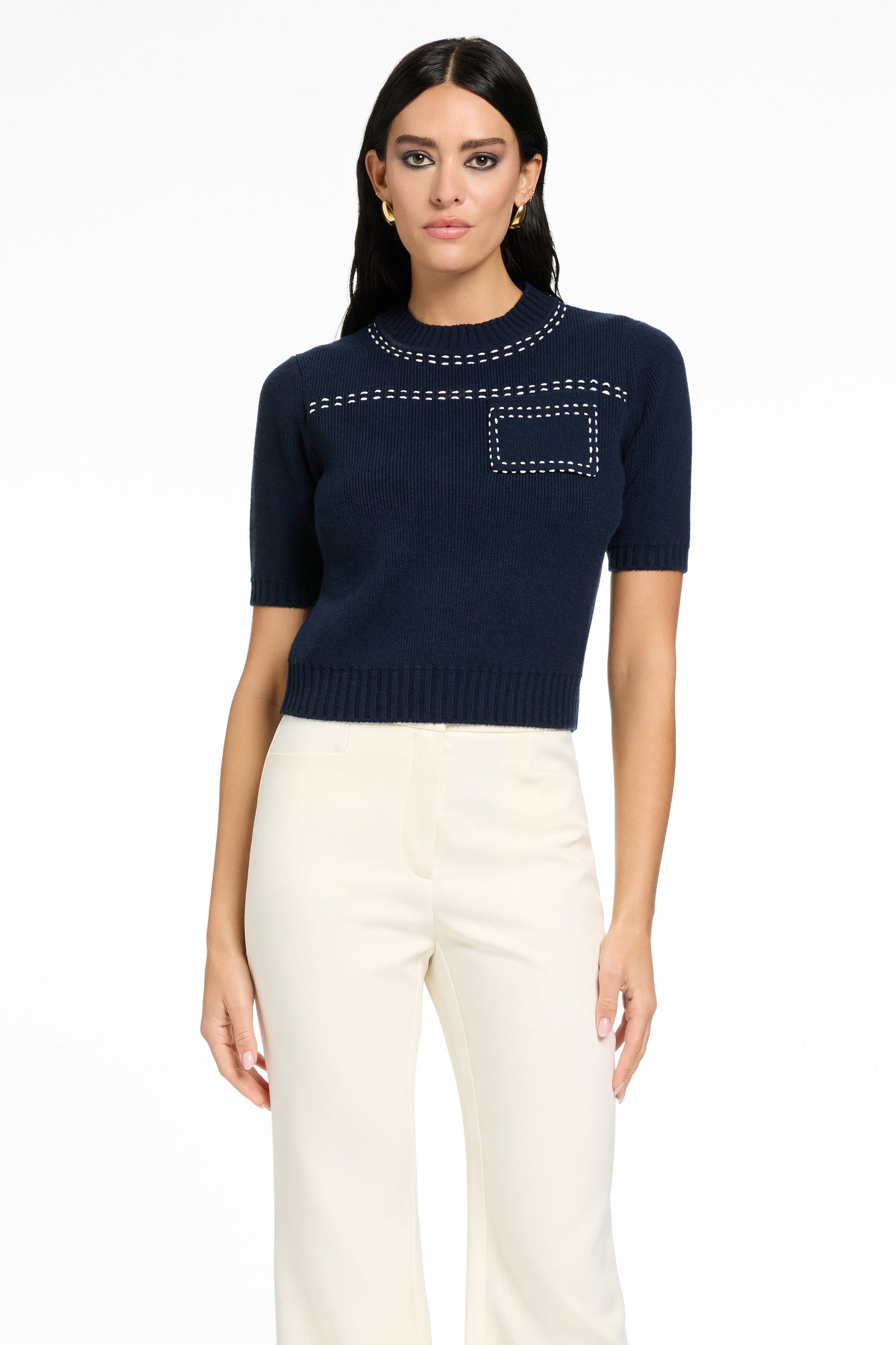 KELLY SHORT SLEEVE POCKET TEE - Toccin