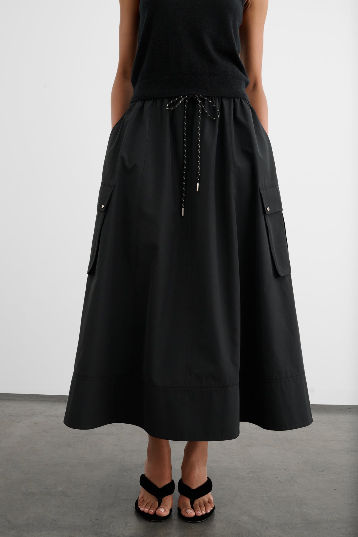 ELODIE DRAWSTRING CARGO SKIRT