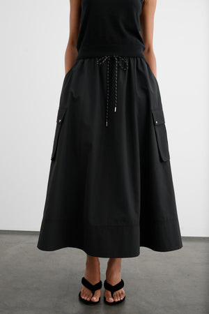 ELODIE DRAWSTRING CARGO SKIRT
