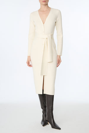 LARA LONG SLEEVE CARDI DRESS
