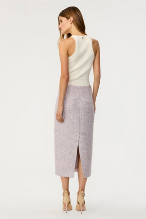 Leilani Tweed Pencil Skirt - Toccin