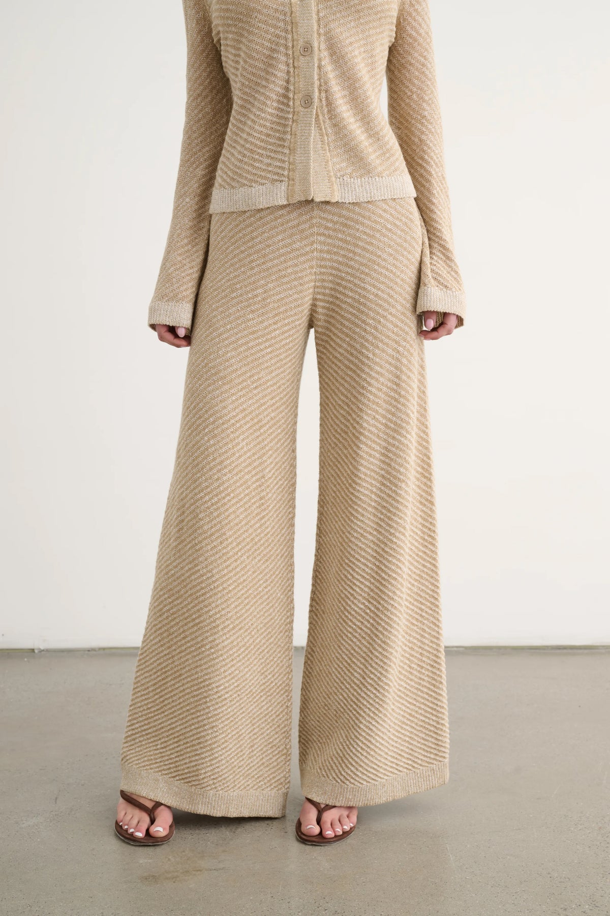 LILIBET FLARED PULL-ON PANTS - Toccin
