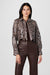Beatrix Lace Vegan Leather Top - Toccin
