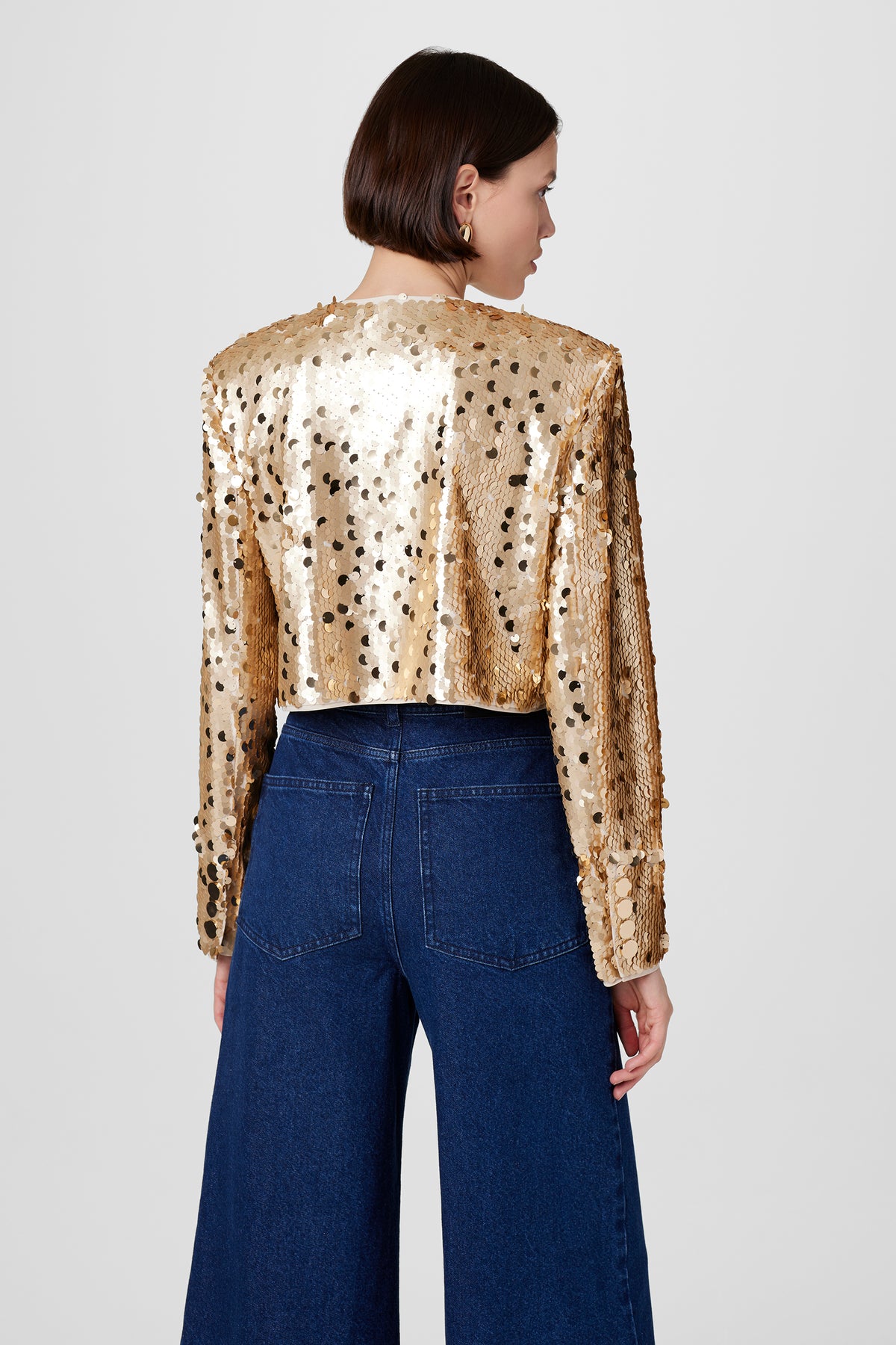 Jones Crew Neck Sequin Jacket - Toccin