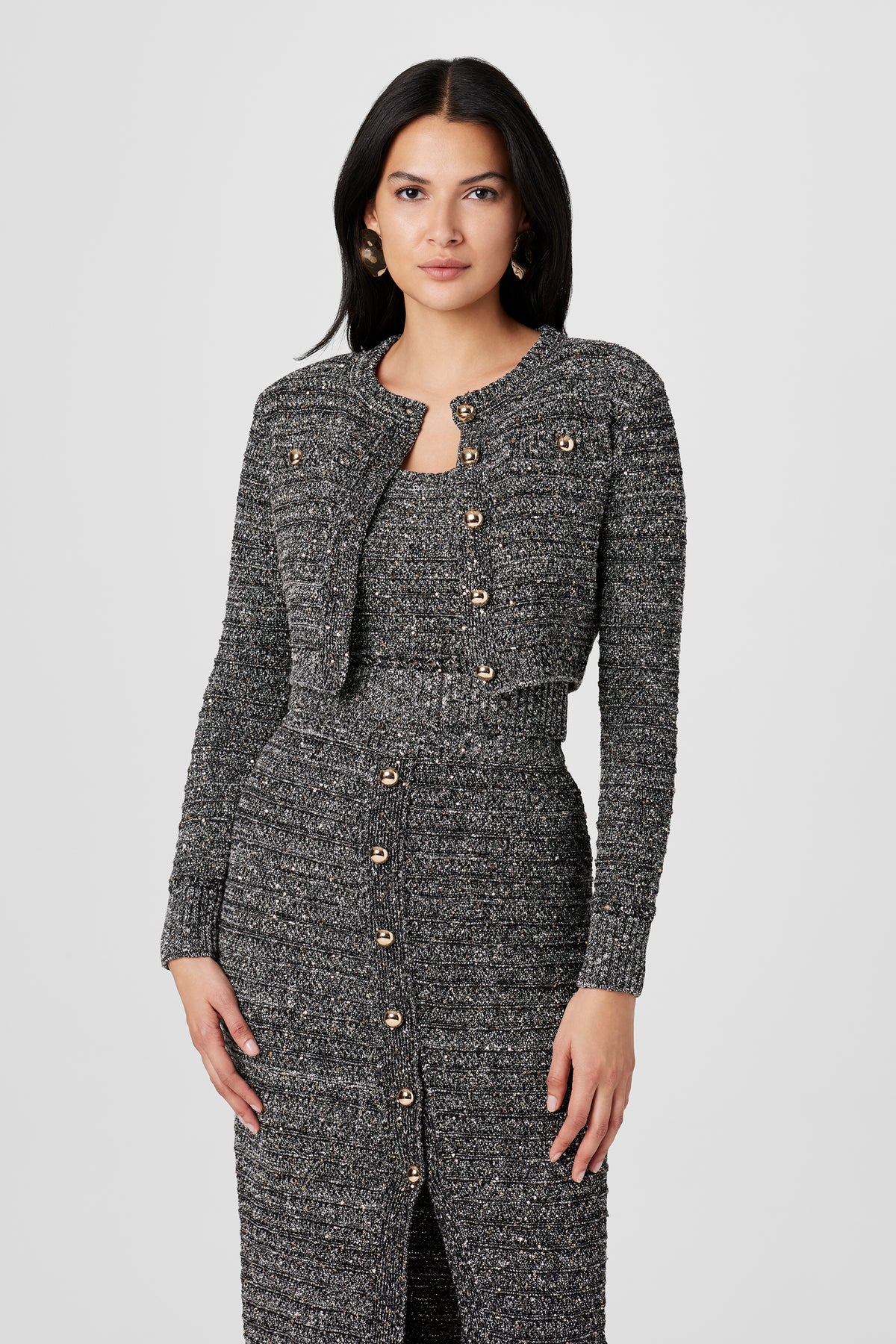 Miller Embellished Pointelle Cardigan - Toccin
