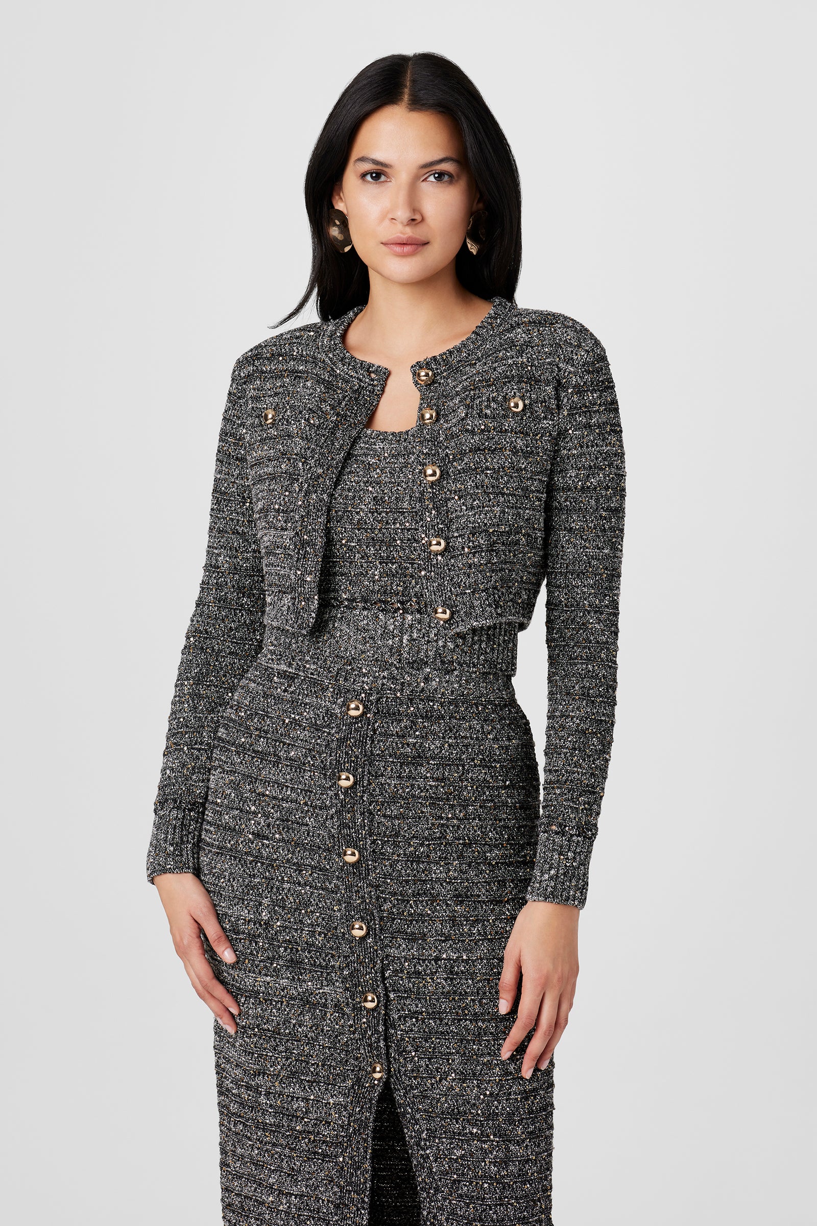 Miller Embellished Pointelle Cardigan - Toccin