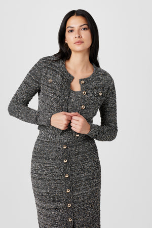 Miller Embellished Pointelle Cardigan - Toccin