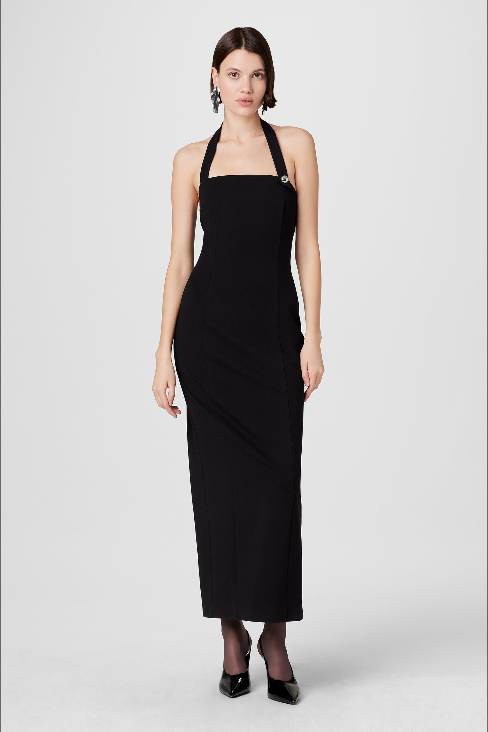 Davina Halter Midi Dress - Toccin