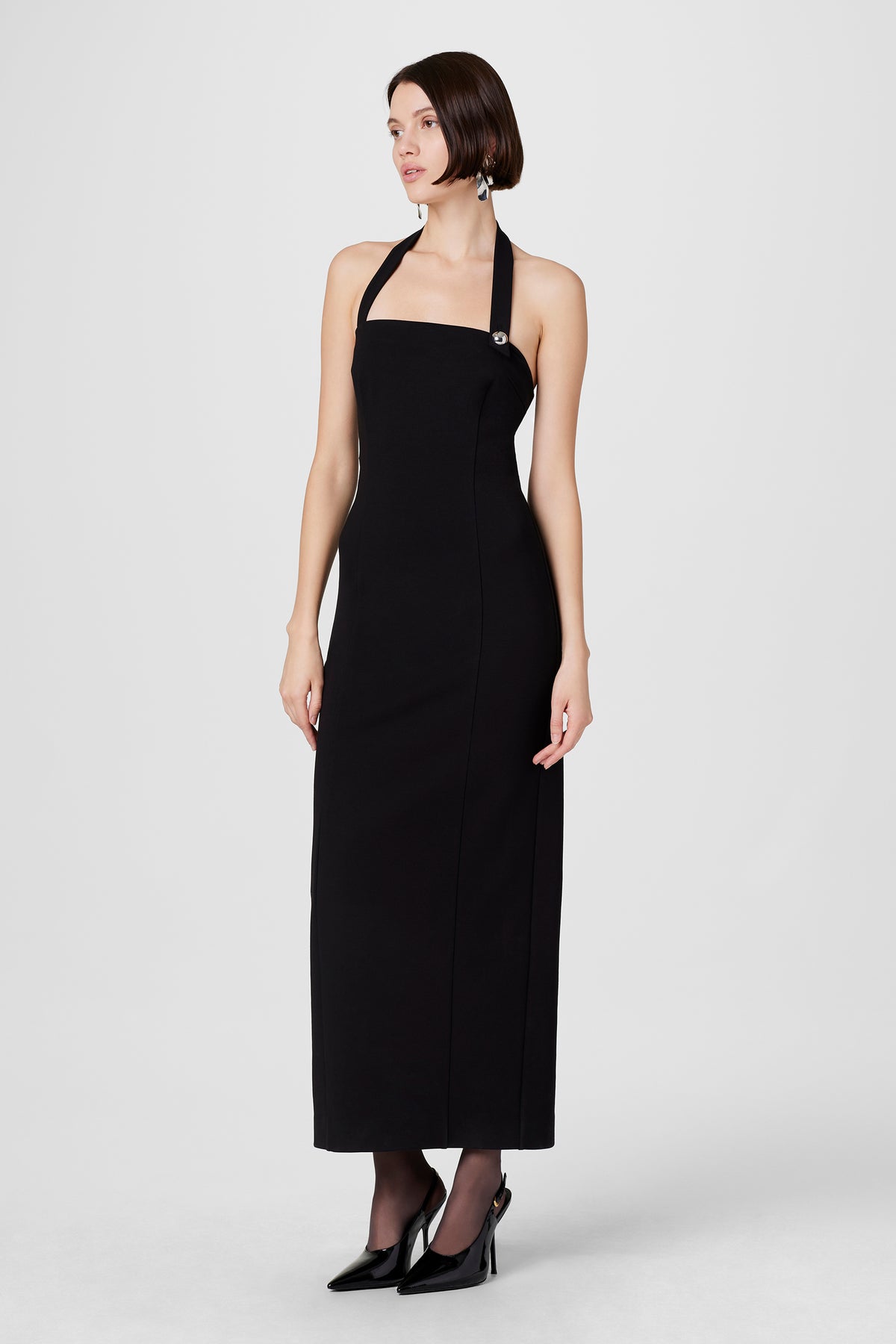 Davina Halter Midi Dress - Toccin