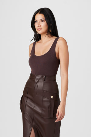 Cali Scoop Neck Thong Bodysuit - Toccin