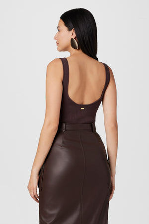 Cali Scoop Neck Thong Bodysuit - Toccin