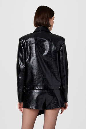 Juno Croc Moto Jacket - Toccin