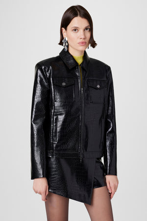 Juno Croc Moto Jacket - Toccin