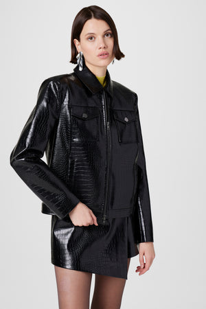 Juno Croc Moto Jacket - Toccin