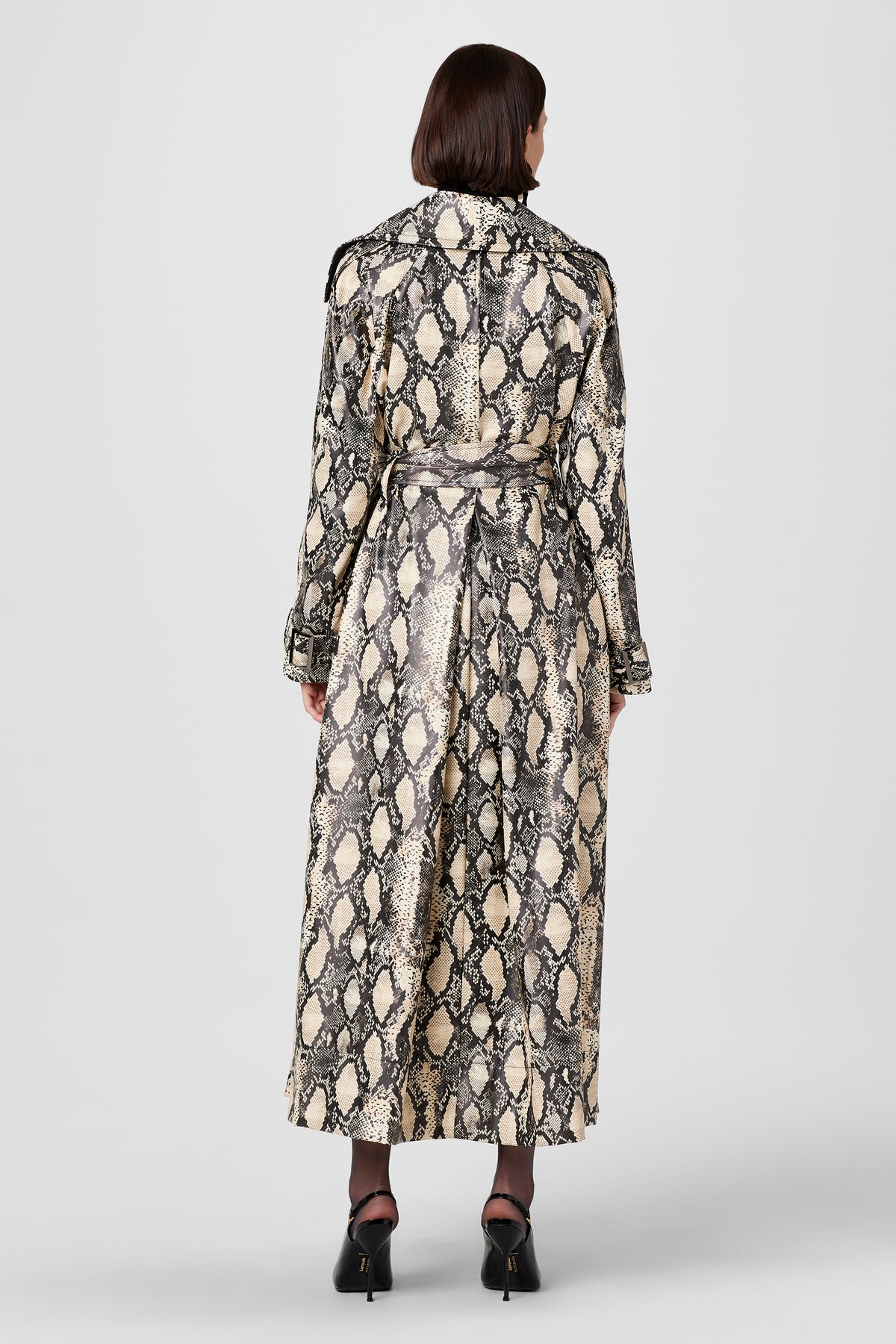 Chloe Vegan Leather Trench Coat - Toccin