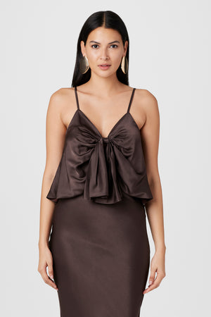 Sabrina Knotted Cami Top - Toccin
