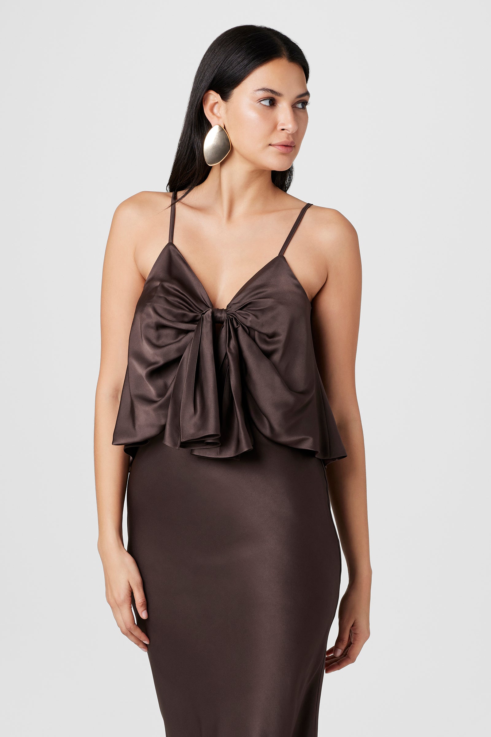 Sabrina Knotted Cami Top - Toccin