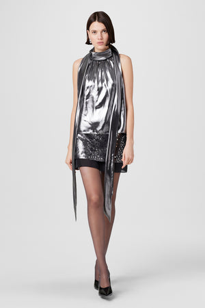Spencer Metallic Organza Mini Skirt - Toccin