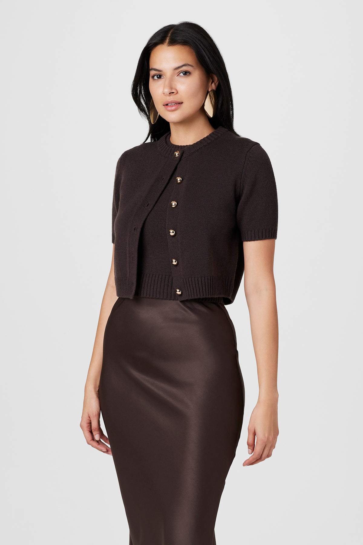 PIPPA SHORT SLEEVE CARDIGAN - Toccin