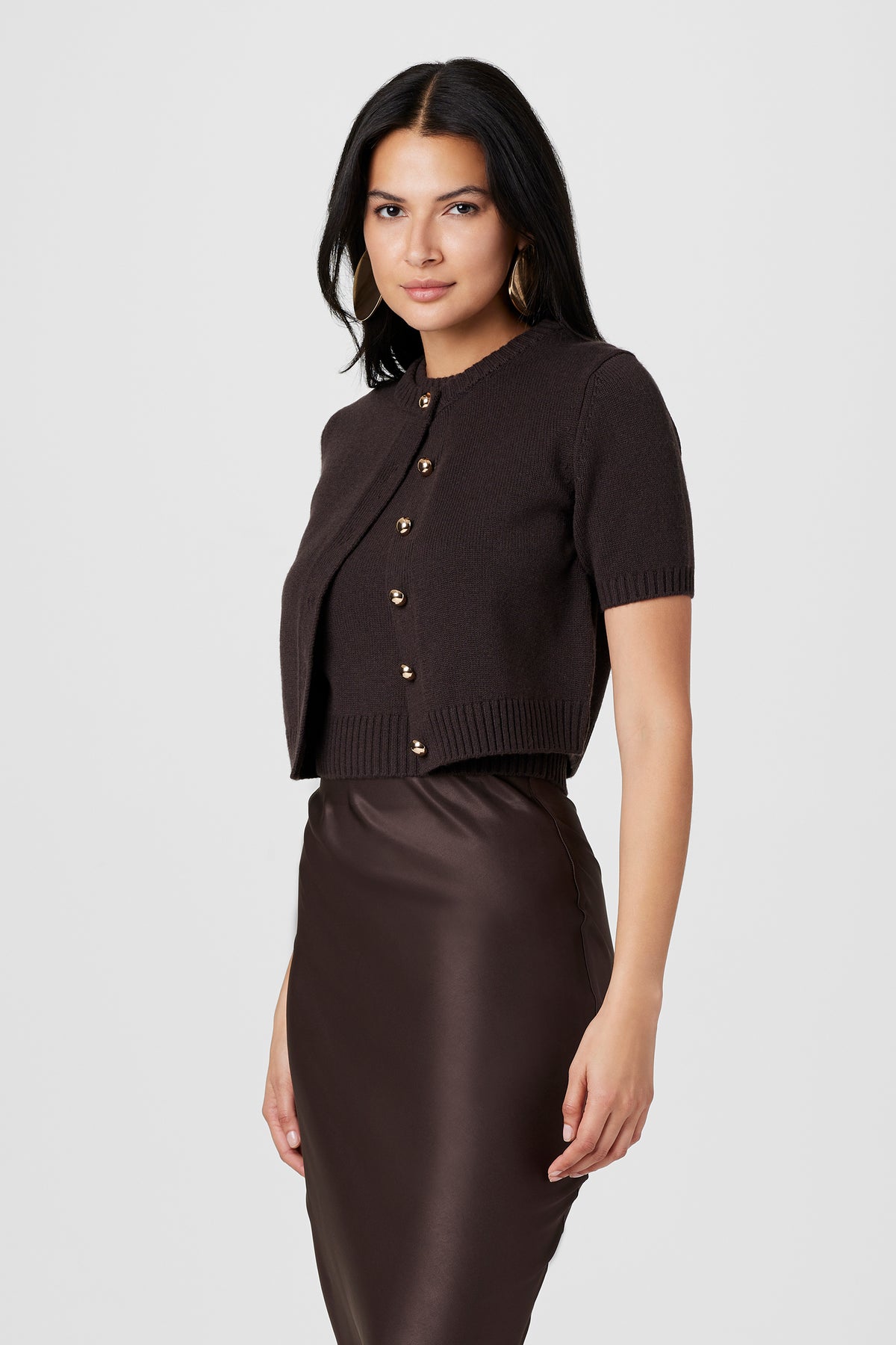 PIPPA SHORT SLEEVE CARDIGAN - Toccin