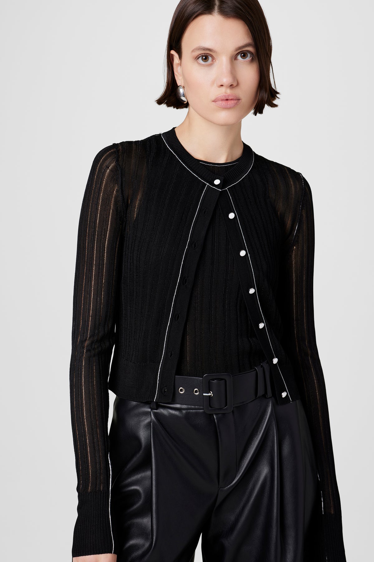 Crosby Contrast Tipping Cardigan - Toccin