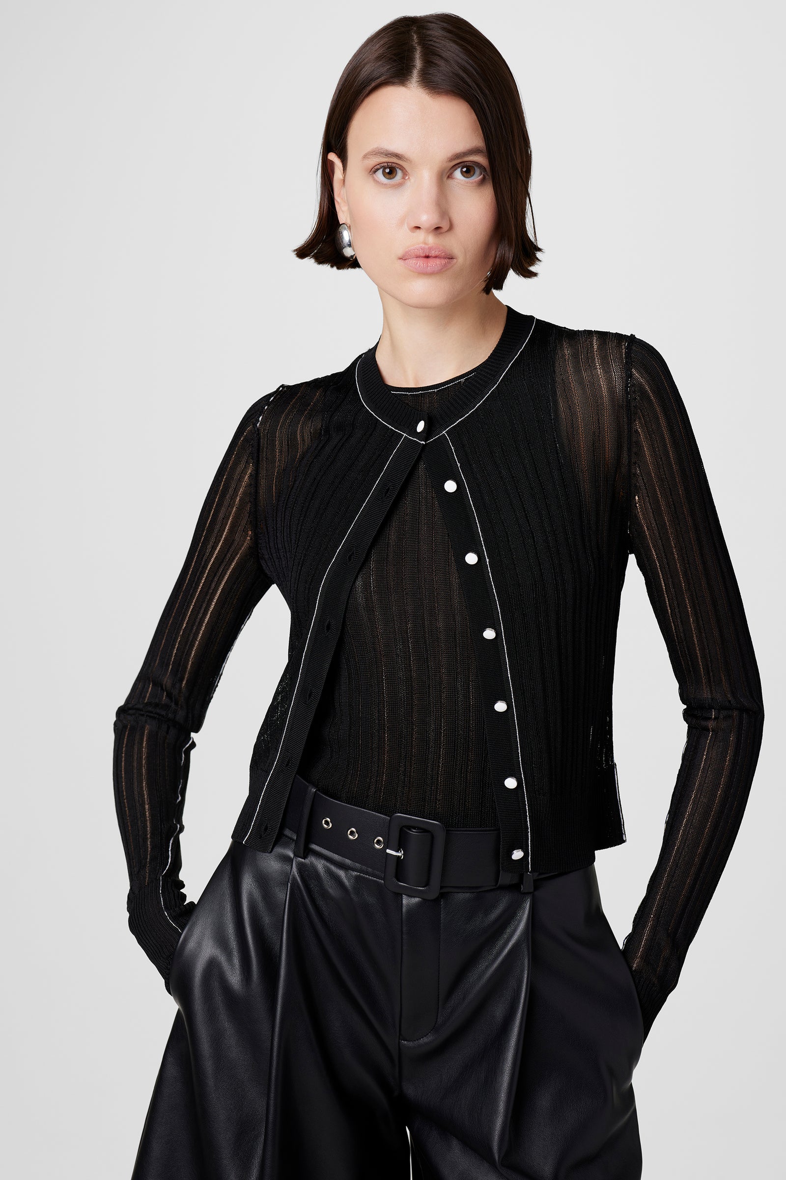 Crosby Contrast Tipping Cardigan - Toccin