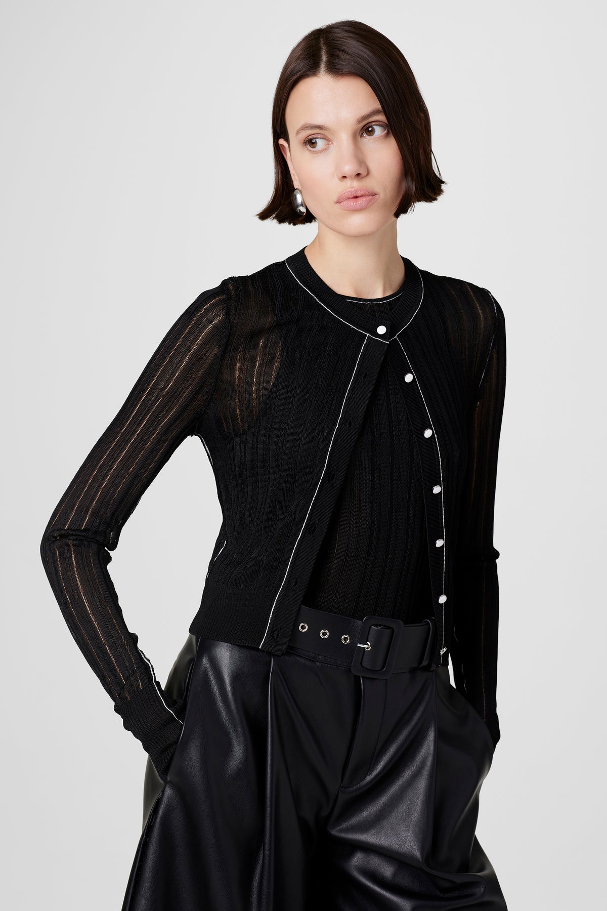 Crosby Contrast Tipping Cardigan - Toccin