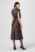 Flora Sleeveless Blouson Midi Dress - Toccin