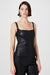 Linda Vegan Leather Tie Front Corset - Toccin