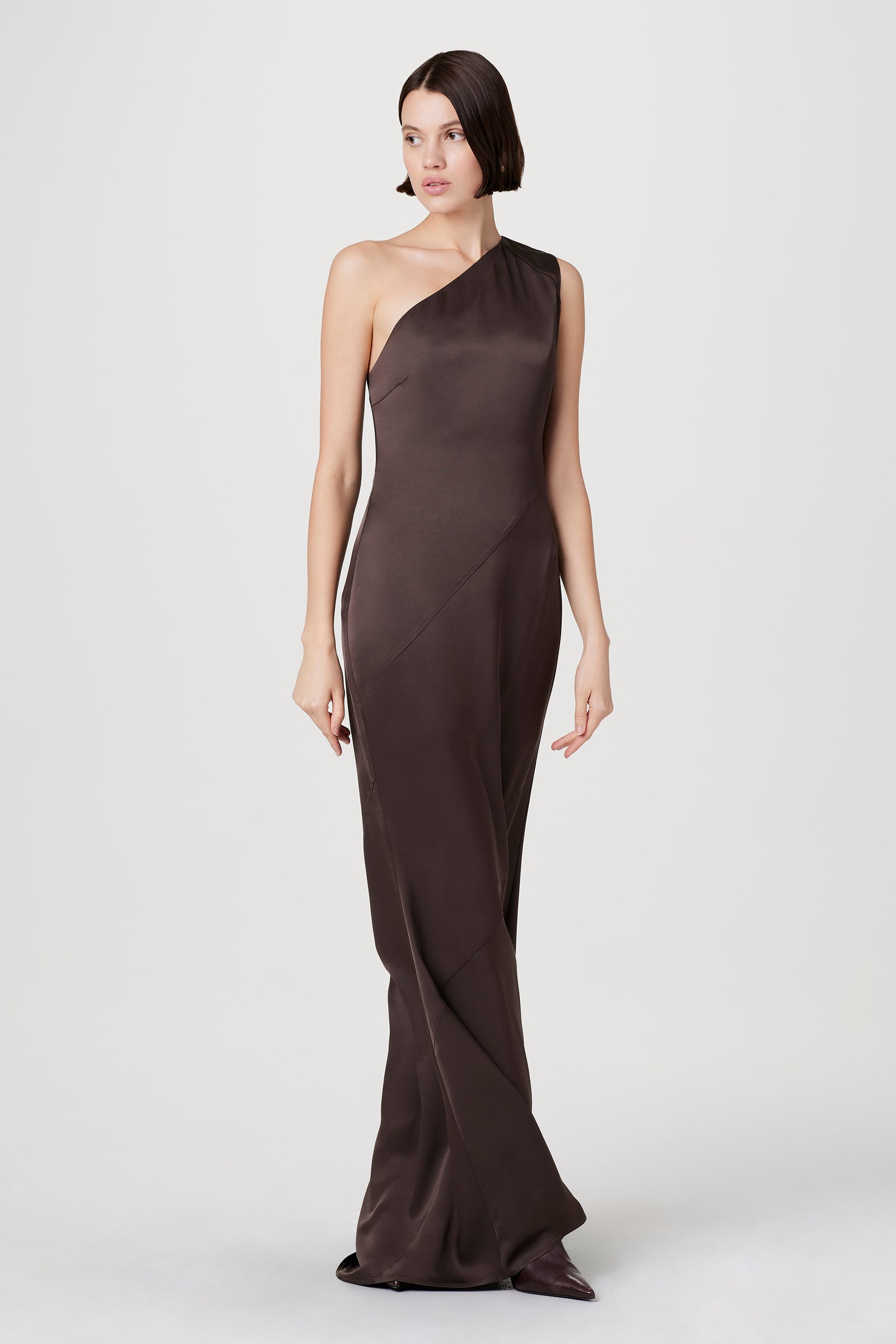 Callum One Shoulder Gown - Toccin