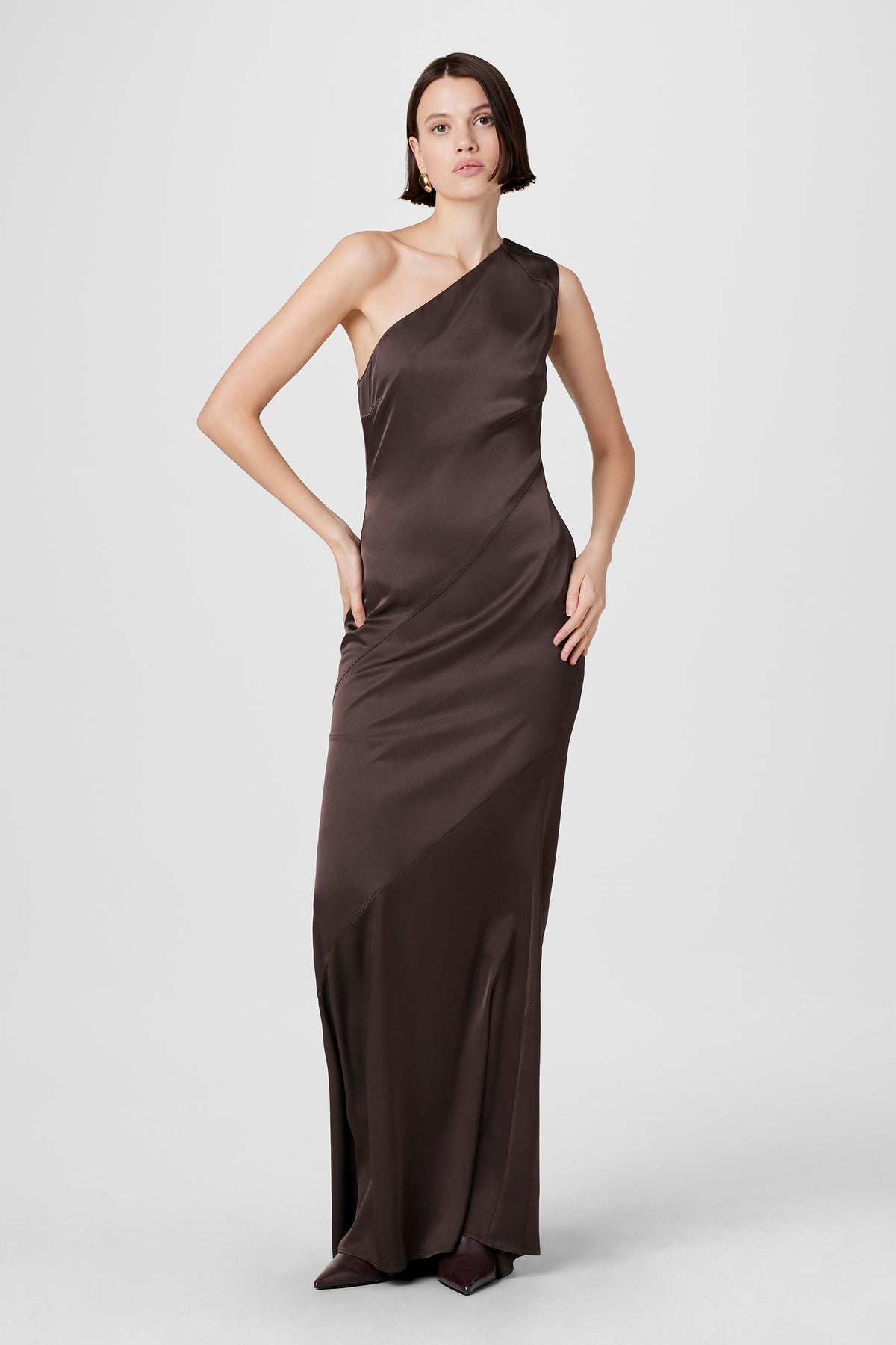 Callum One Shoulder Gown - Toccin
