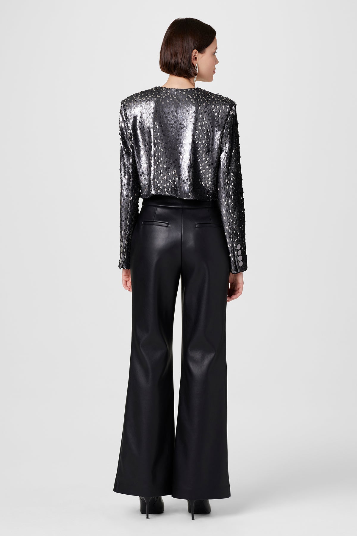 Gaia Lux Vegan Leather Pants - Toccin