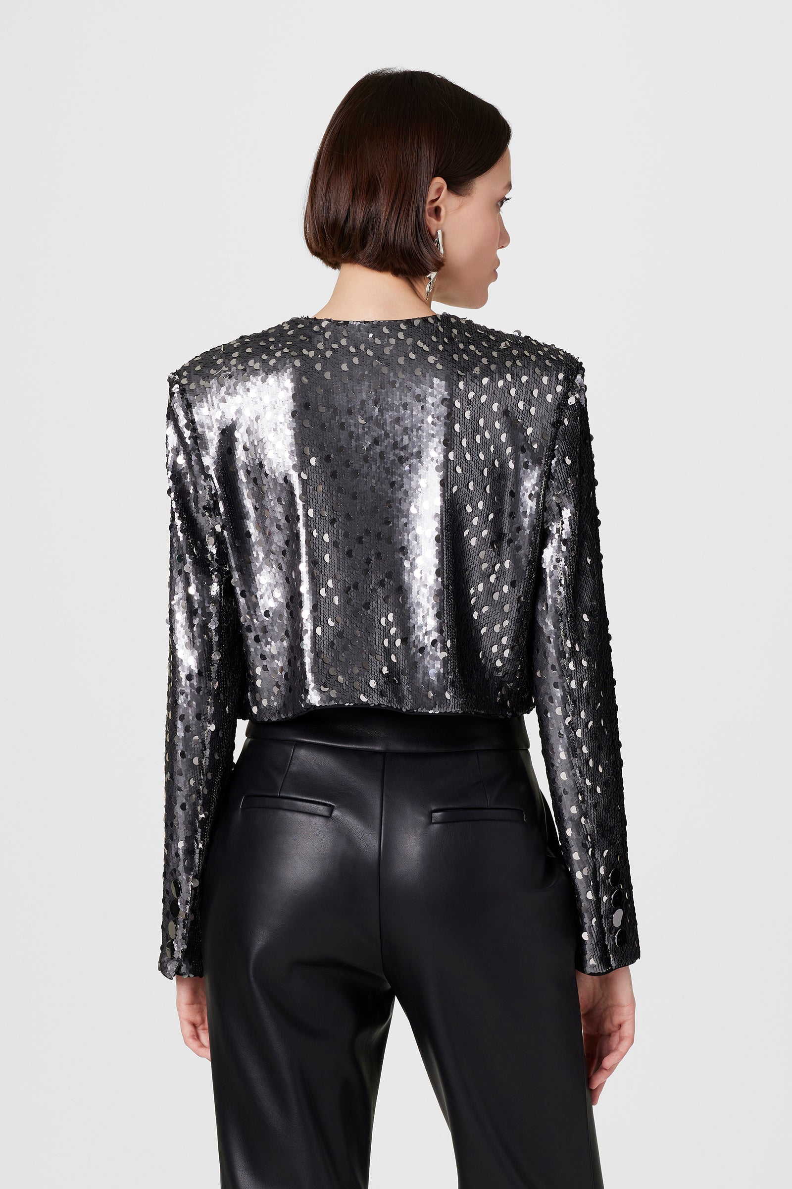 Jones Crew Neck Sequin Jacket - Toccin