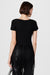 Kyra Short Sleeve Fringe Top - Toccin