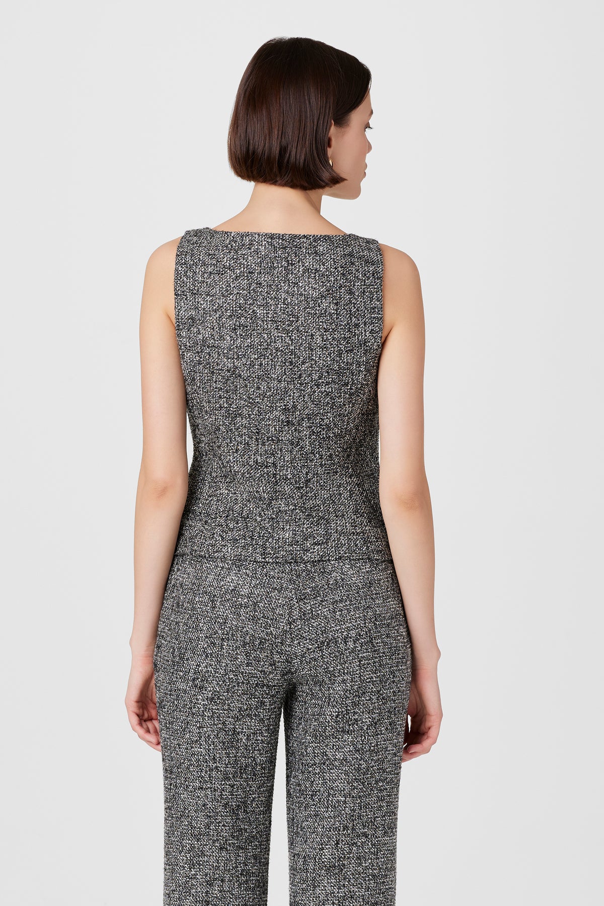 Georgia Tweed Vest Top - Toccin