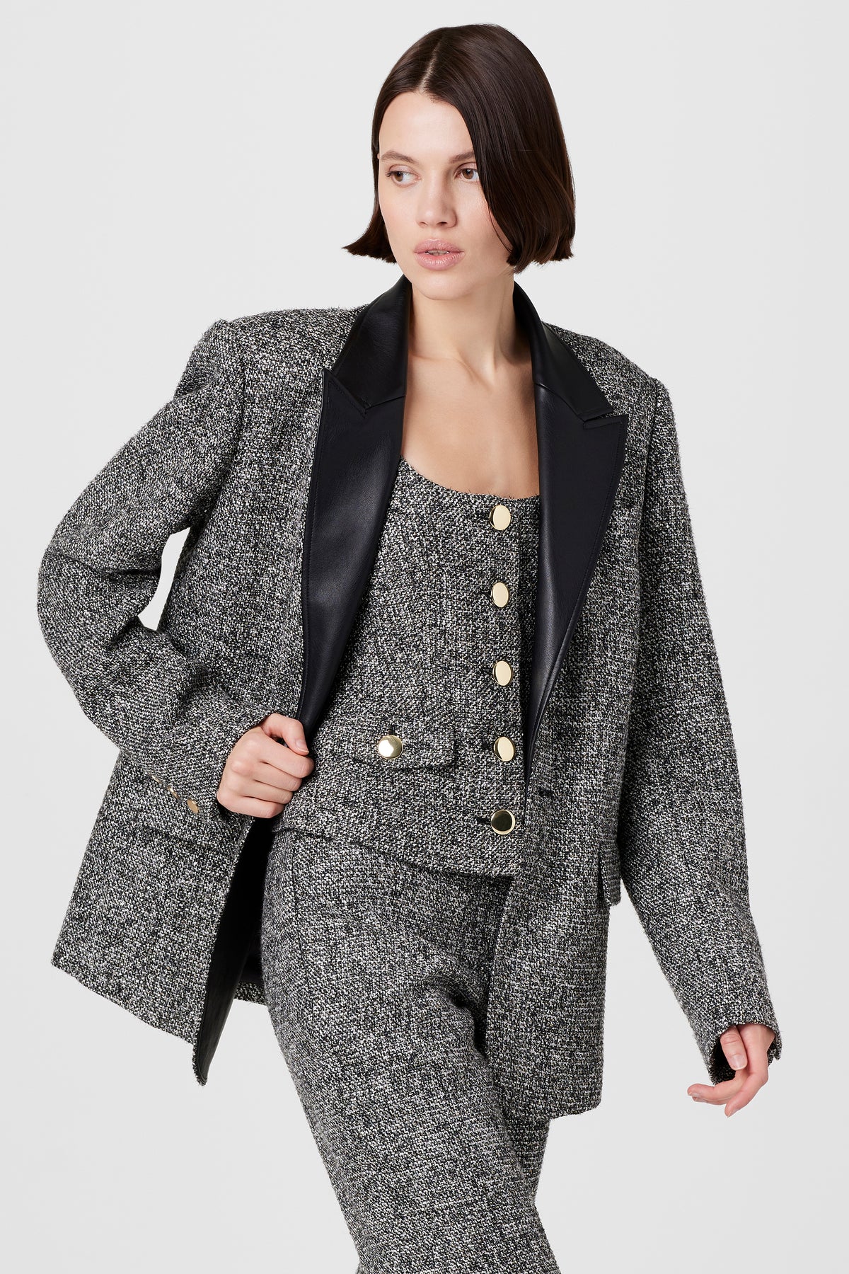 Willa Embellished Tweed Blazer - Toccin