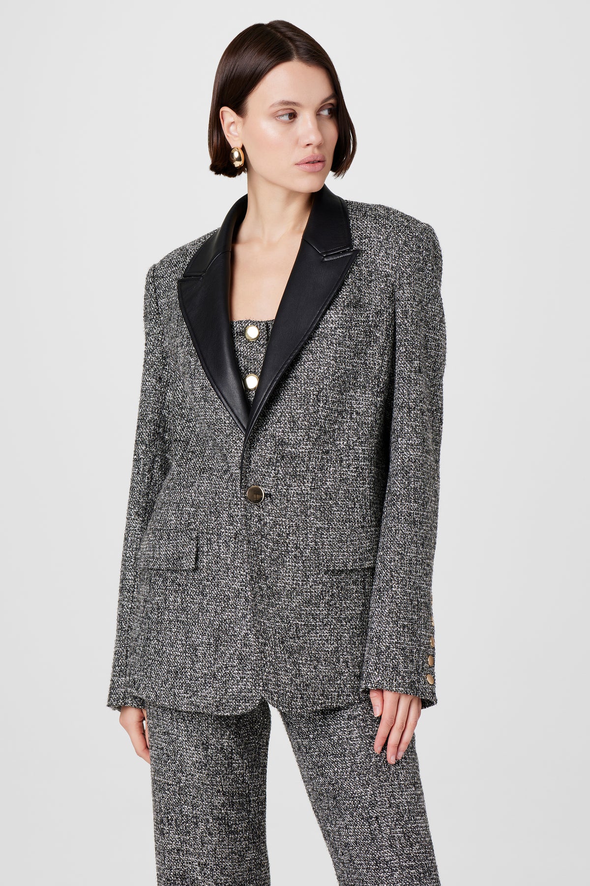 Willa Embellished Tweed Blazer - Toccin