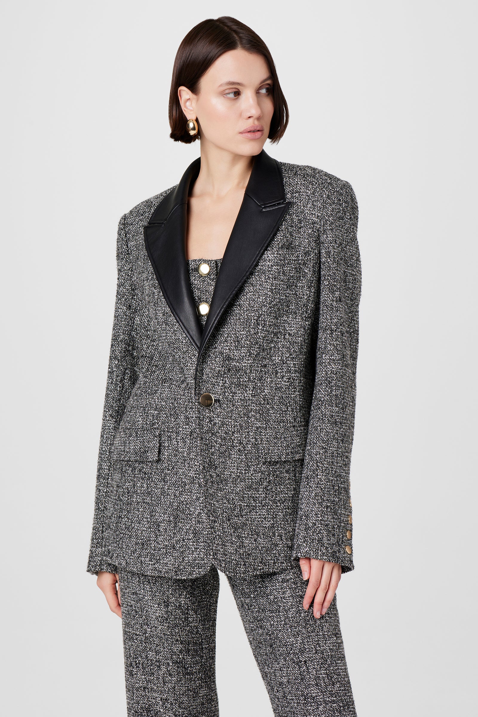 Willa Embellished Tweed Blazer - Toccin