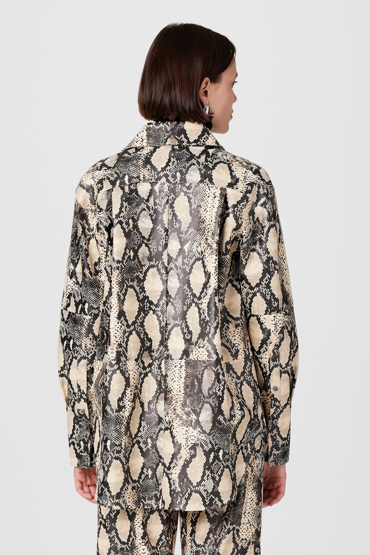 Kali Phyton Leather Shirt - Toccin