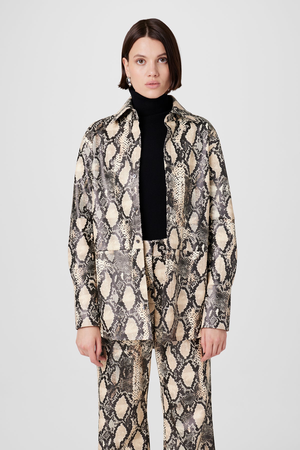 Kali Phyton Leather Shirt - Toccin