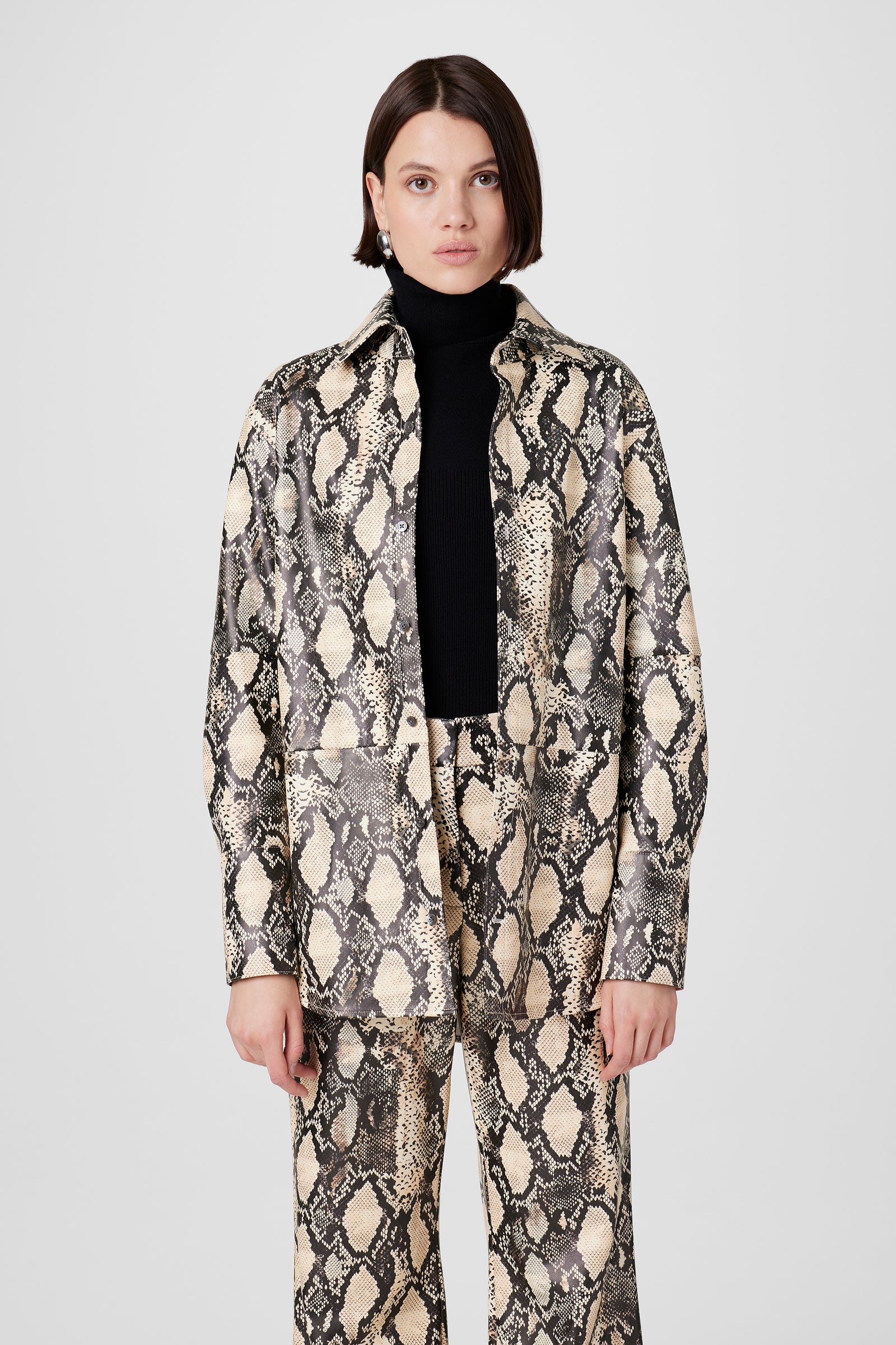 Kali Phyton Leather Shirt - Toccin