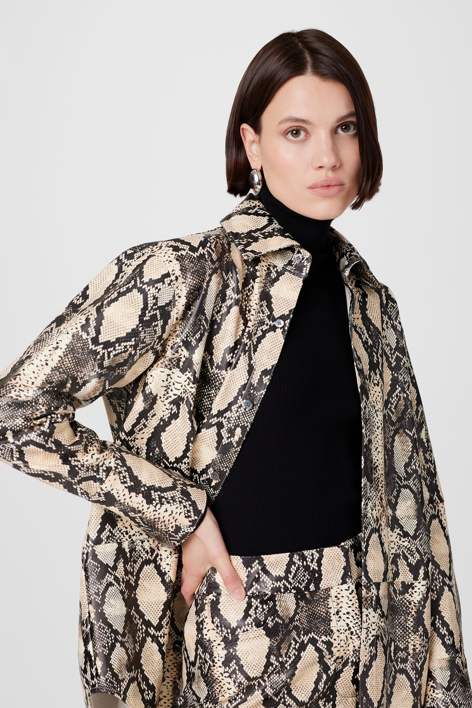 Kali Phyton Leather Shirt - Toccin