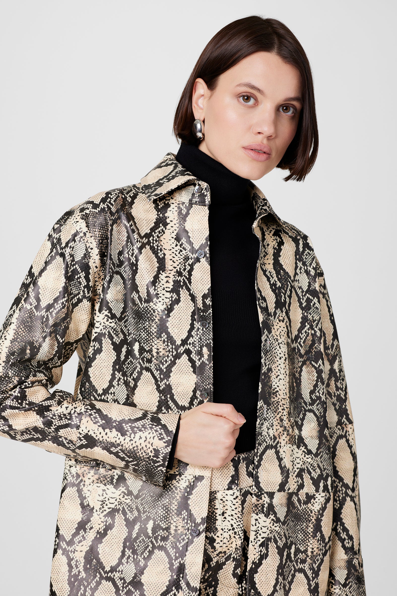 Kali Phyton Leather Shirt - Toccin