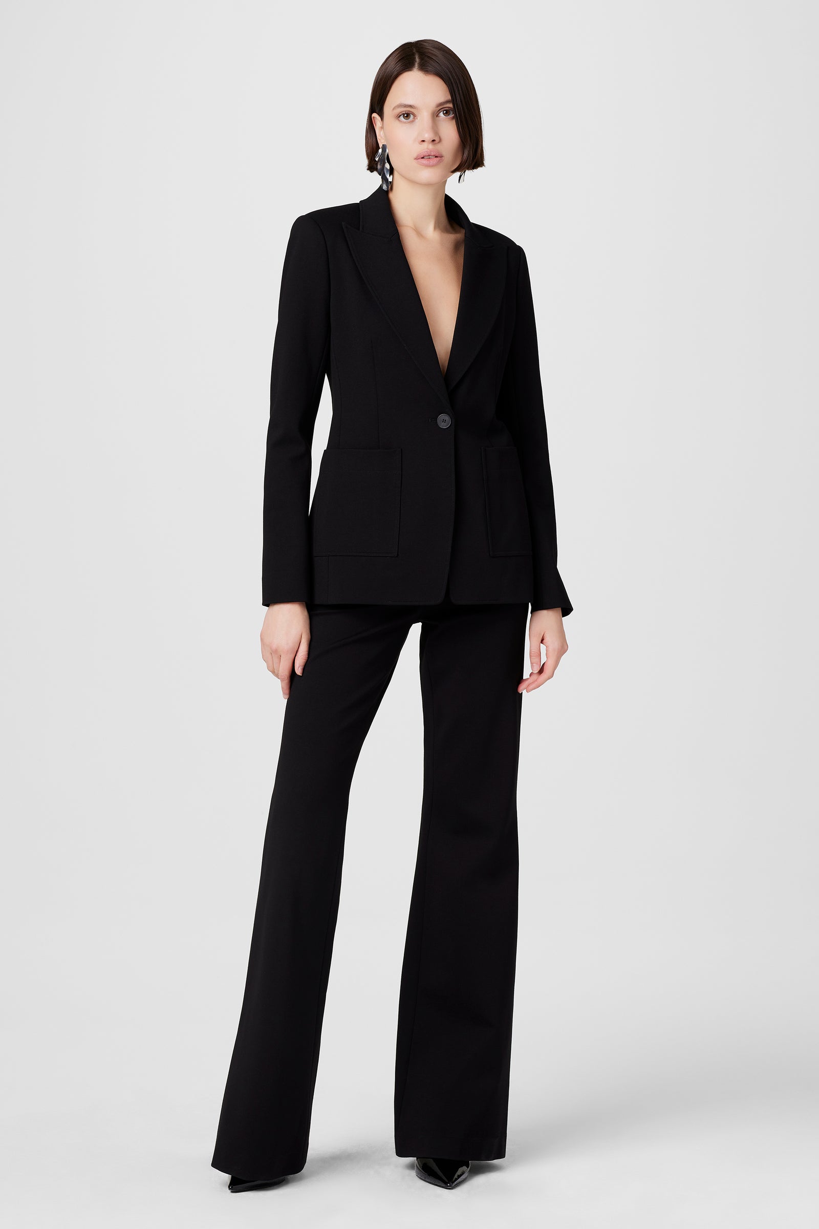 Gaia Ponte Flare Pants - Toccin