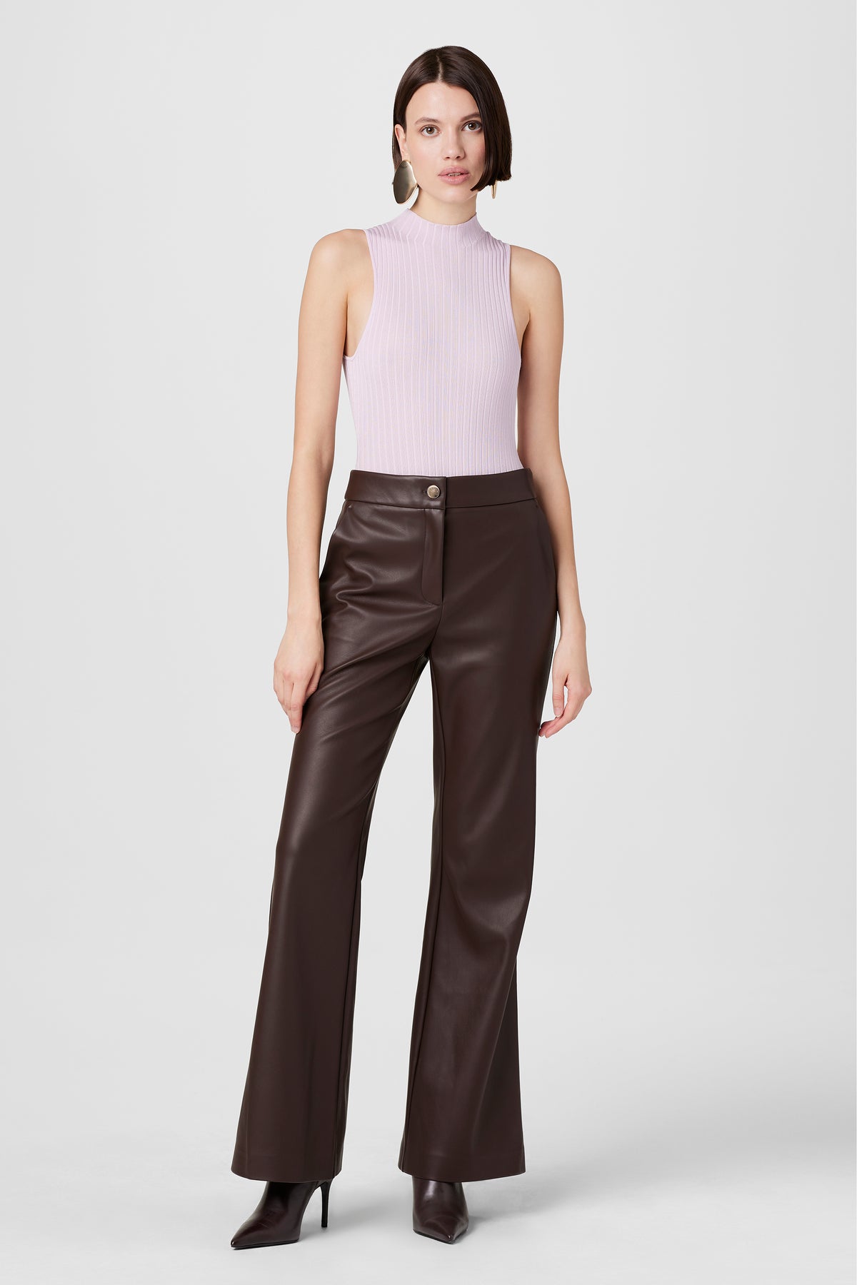 Gaia Lux Vegan Leather Pants - Toccin