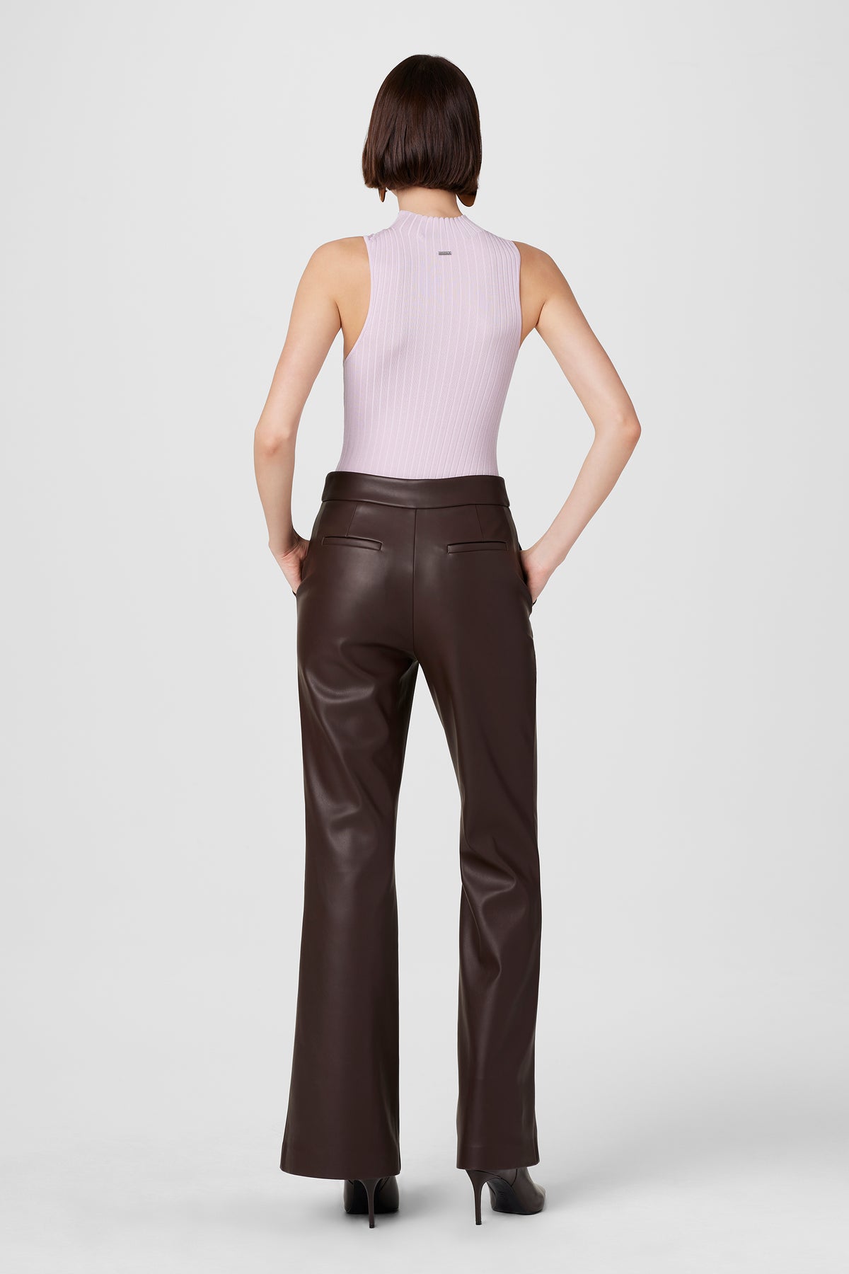 Gaia Lux Vegan Leather Pants - Toccin