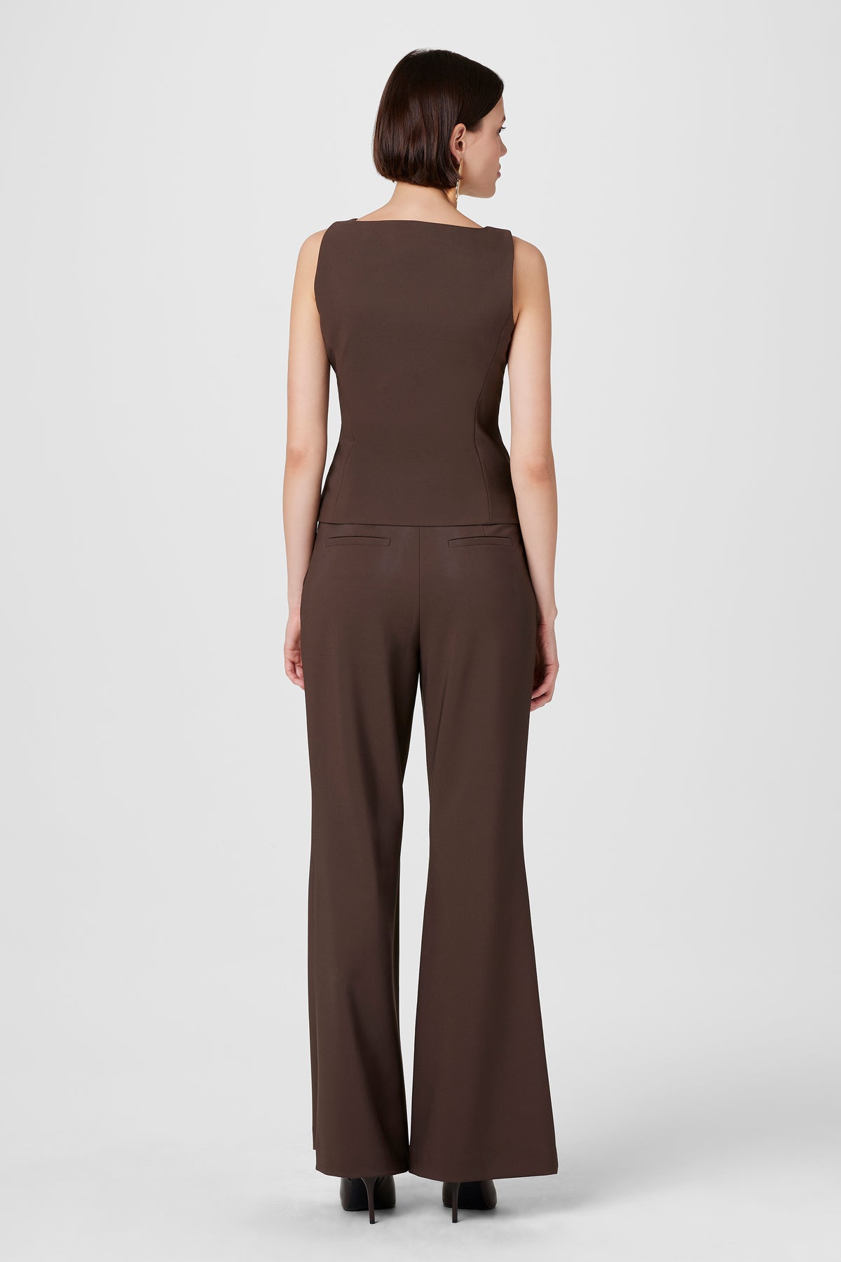 Gaia Suiting High Waisted Pants - Toccin