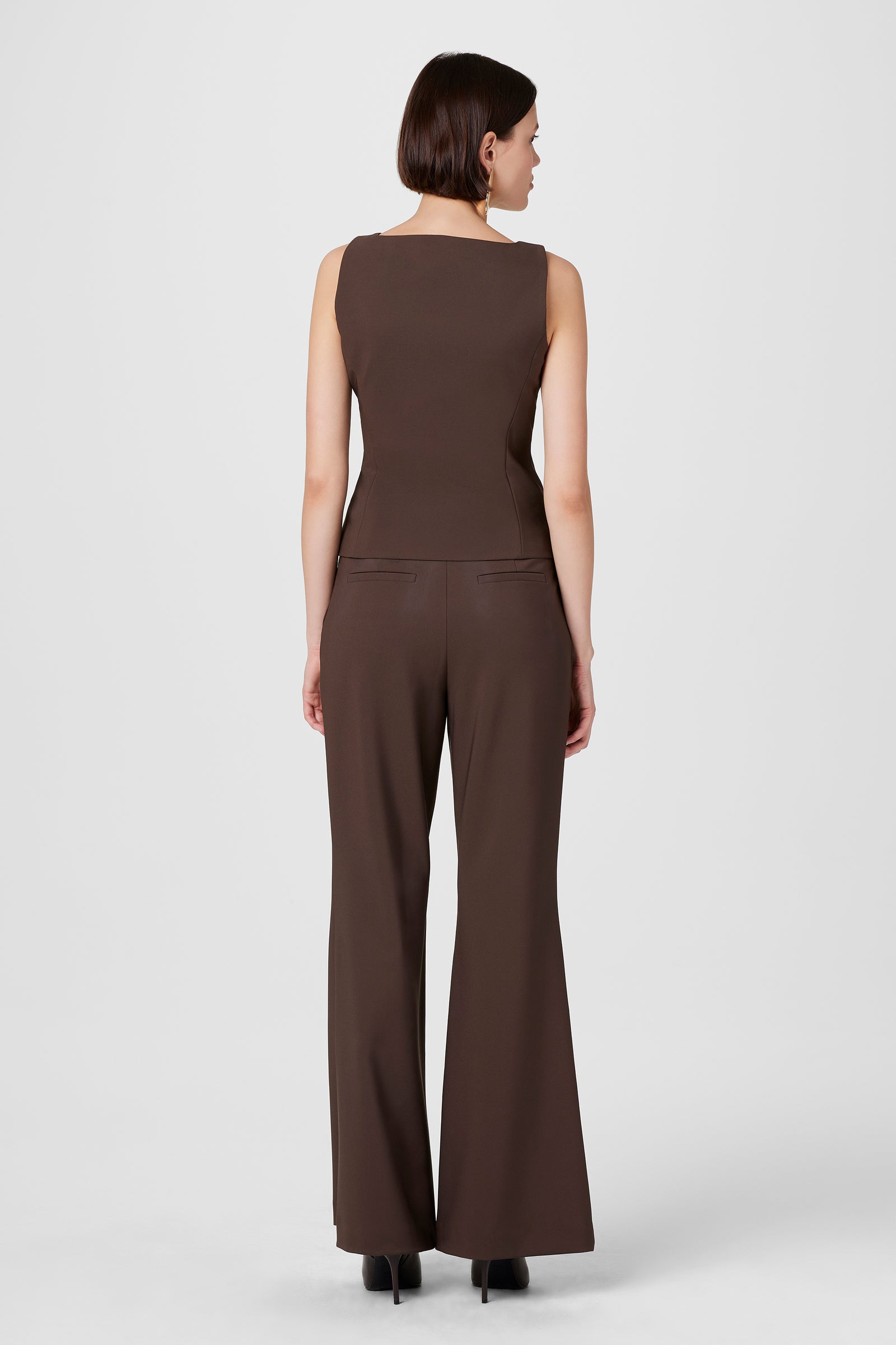 Gaia Suiting High Waisted Pants - Toccin