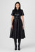 Jean Vegan Leather Midi Dress - Toccin