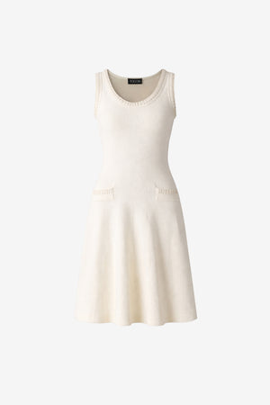 LUELLA SCOOP NECK FIT AND FLARE DRESS